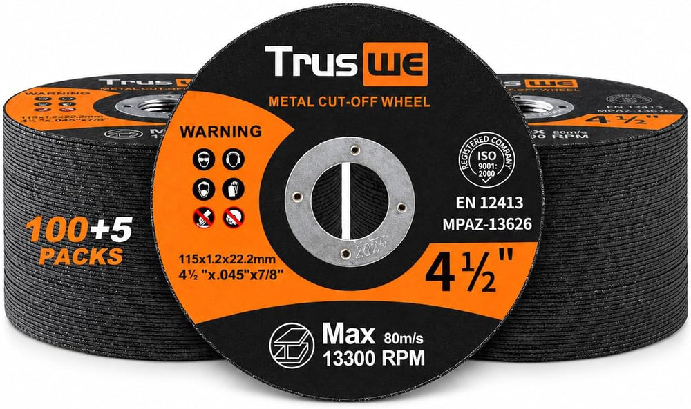 105 Pack Cut Off Wheel - 4 1/2 Cut Off Wheel for Metal & Stainless Steel ...