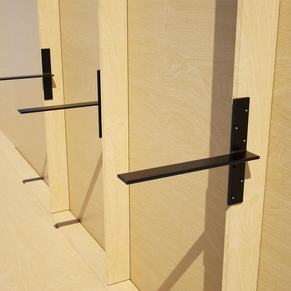 Free Hanging Countertop Support Bracket 14" Lx2.5 W 2 Pack Hidden Floati...
