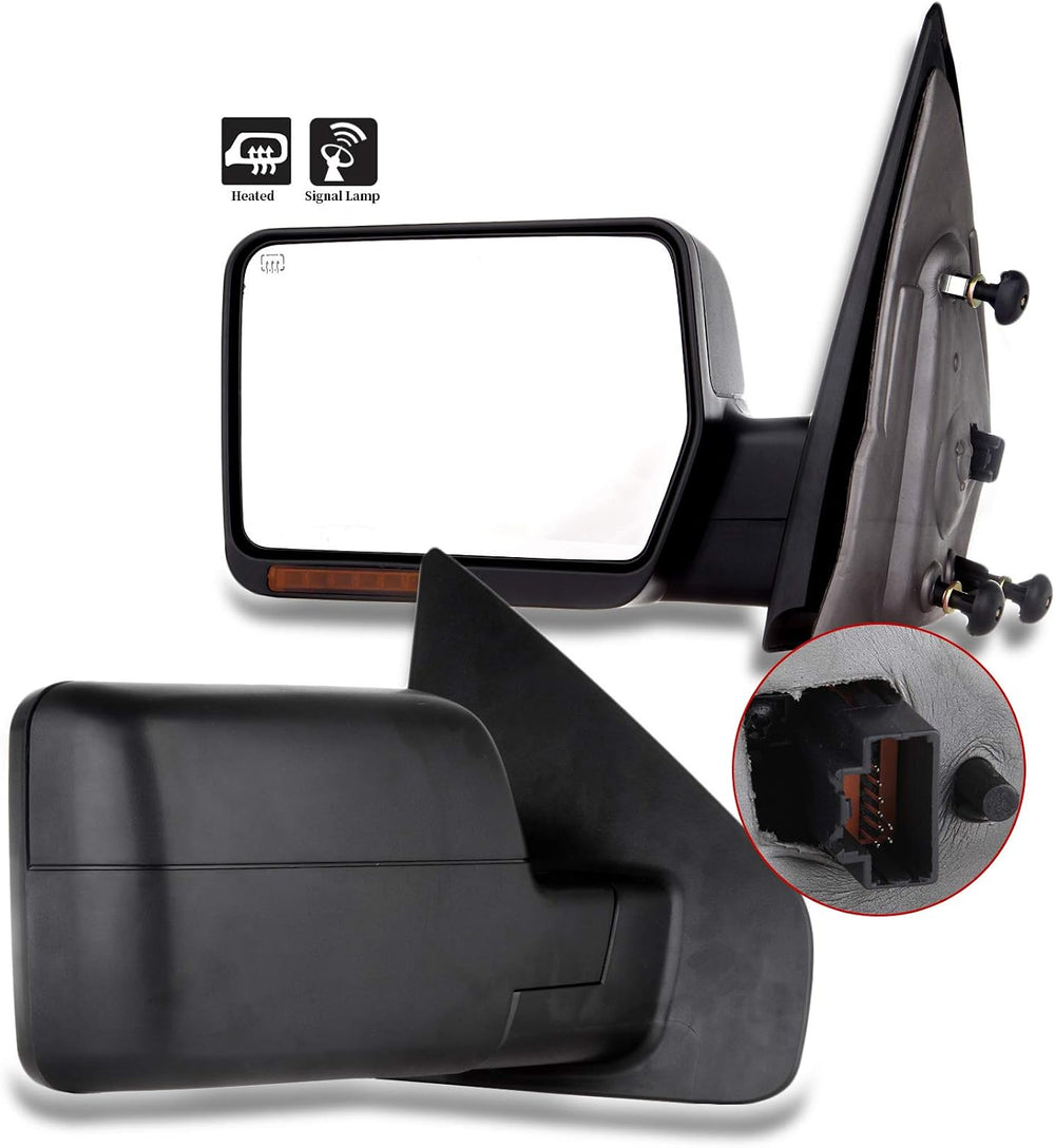 Passenger Side Heated Towing Mirrors Fits 2004 2005 2006 for Ford for F150 Pi...