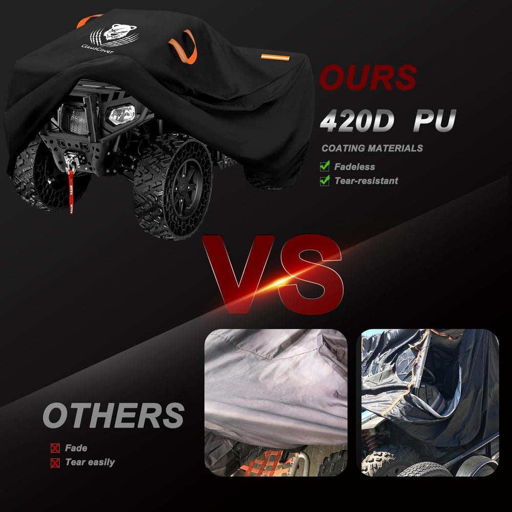 ATV Covers Waterproof Outdoor Heavy Duty,Rip-stop Polyester,Secure Buckles | ...