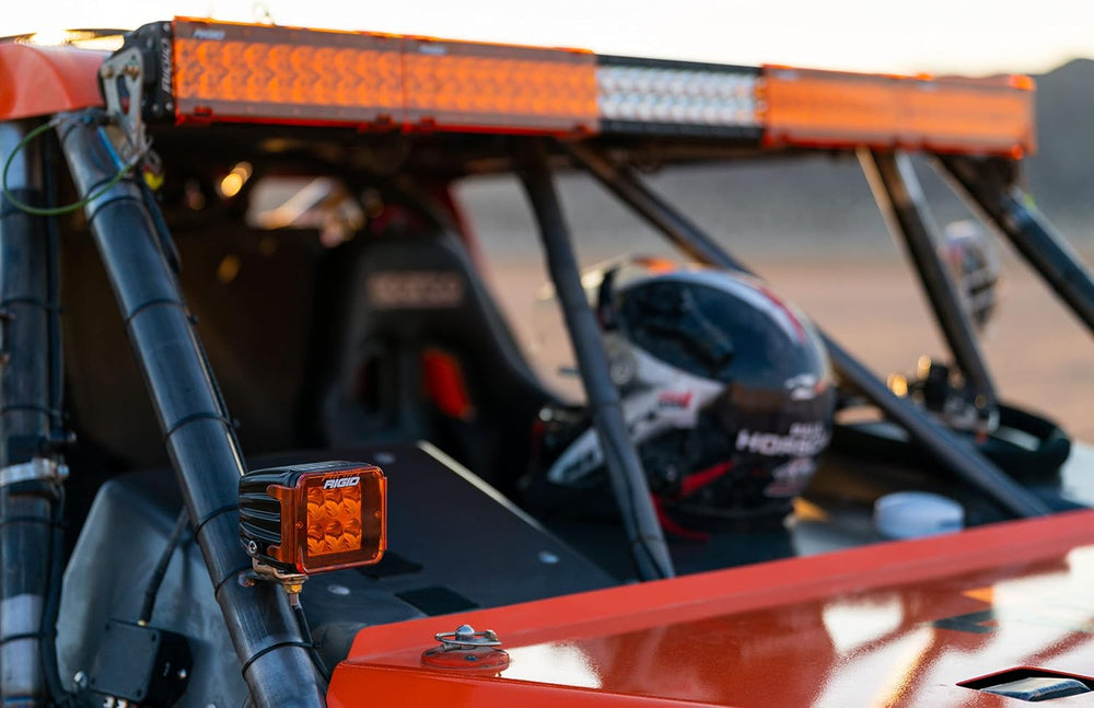 RIGID INDUSTRIES D-Series Amber PRO LED Light Pods Spot, Pair