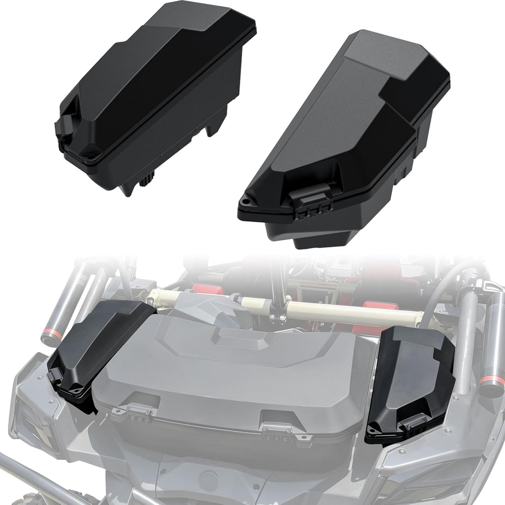 SAUTVS Rear Side Cargo Storage Boxes for Can-Am Maverick X3 XDS XRS MAX Turbo...
