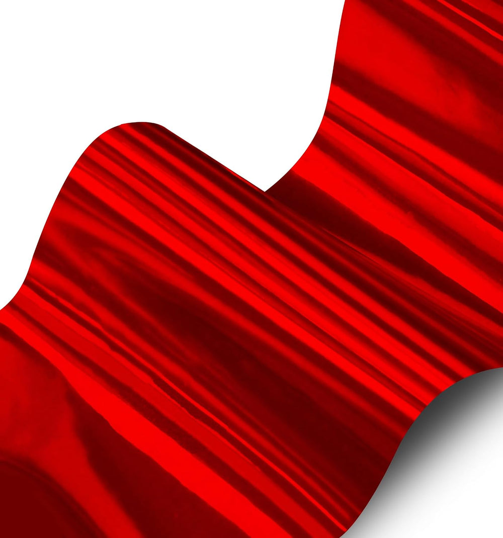 VViViD Holographic Chrome Red Vinyl Wrap DIY Air-Release Adhesive Film 50ft x...