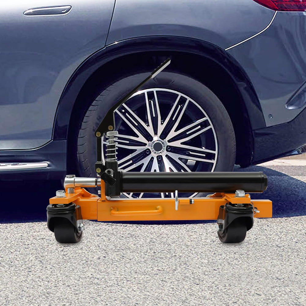 Car Wheel Dolly Jack Mechanical 2204-lbs Steel Car Moving Skates | 12'