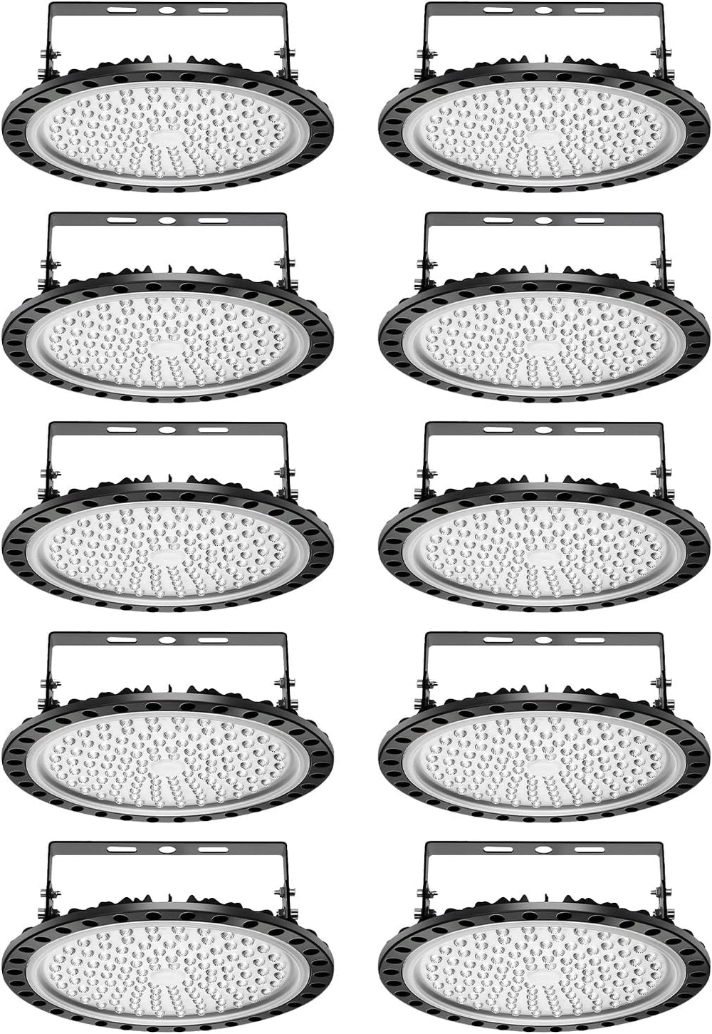 Viugreum High Bay LED Shop Lights, 500W UFO LED High Bay Light 50, 000LM 120V...