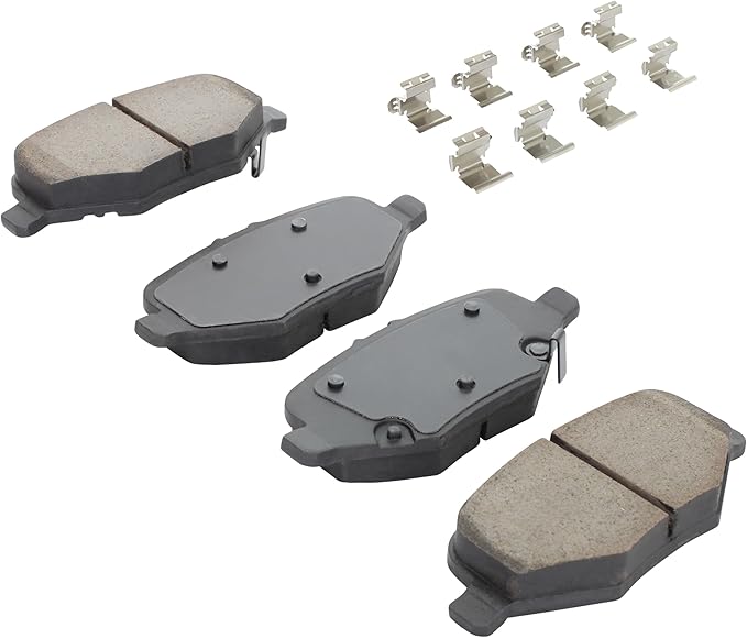 Premium Ceramic Rear Brake Pads Compatible
