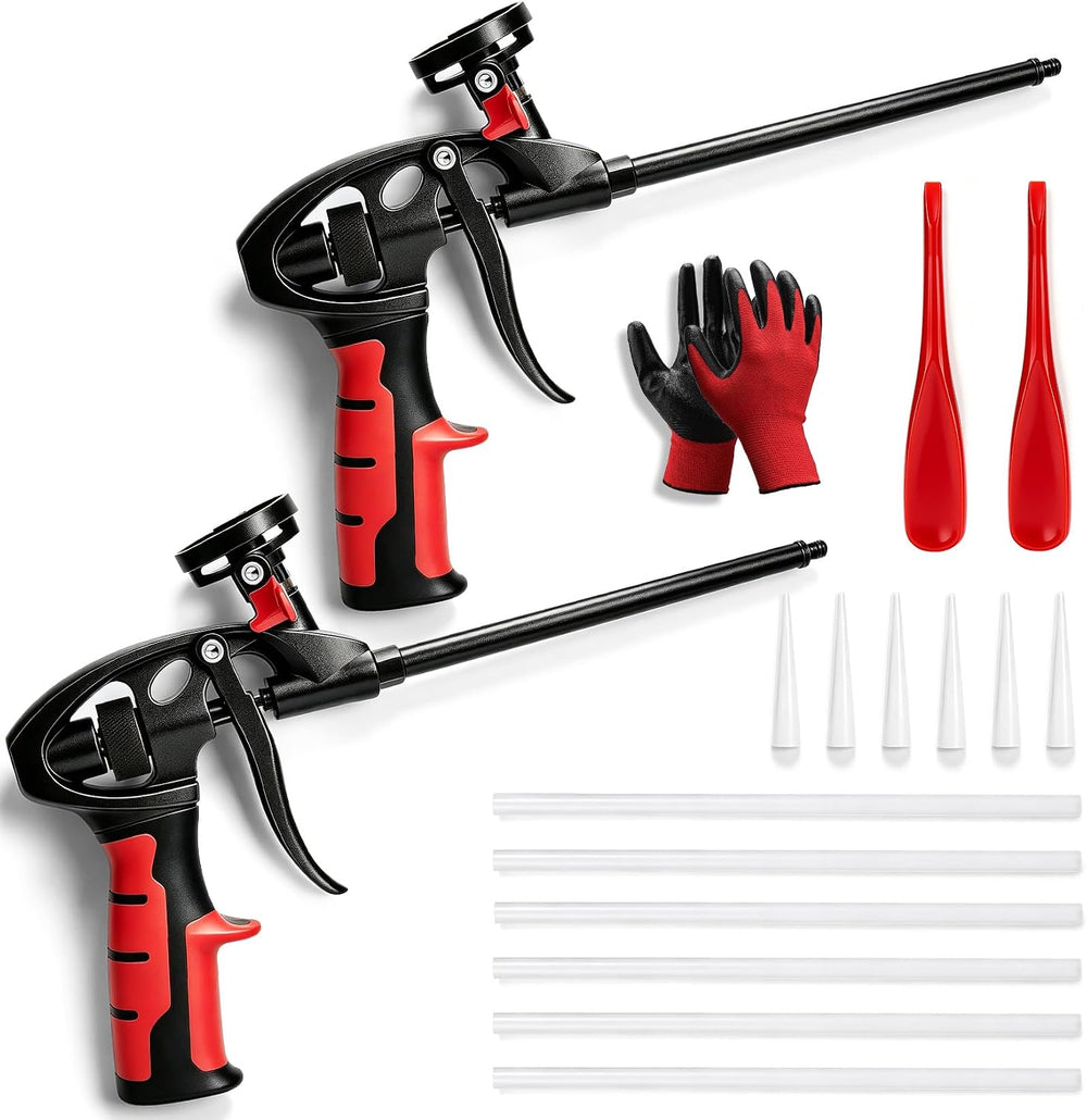 SHALL 2-Pack Professional Expanding Foam Spray Gun - Insulation Guns Kit