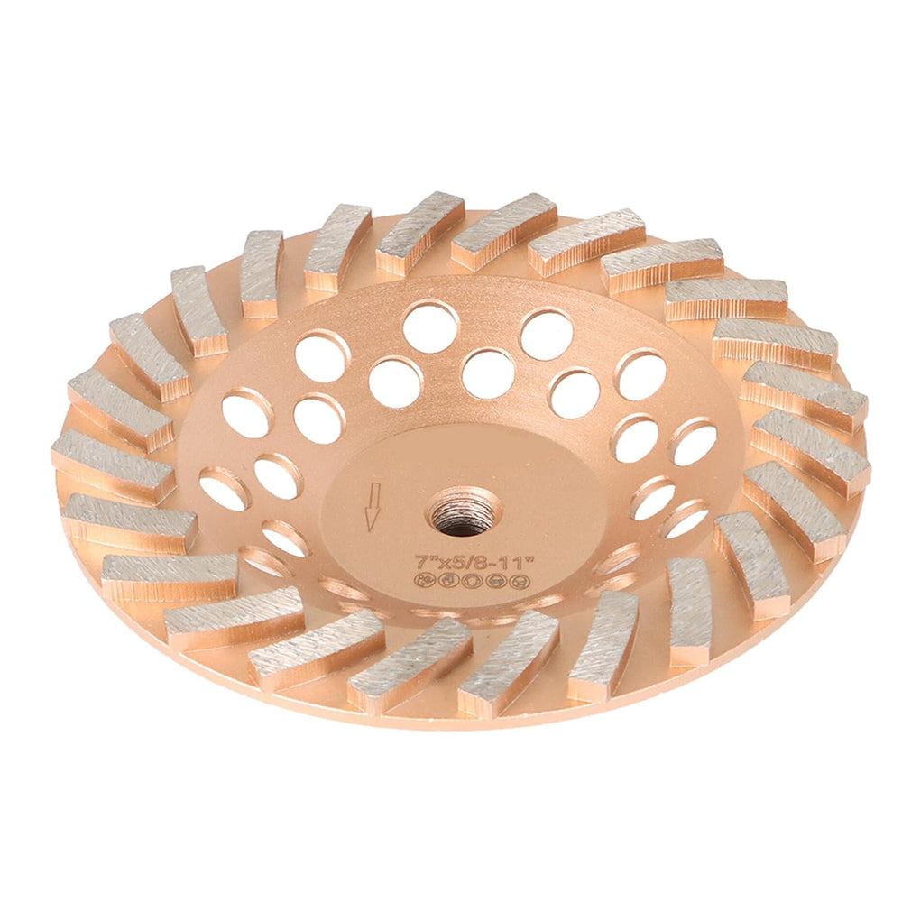 kimllier 7 Inch Concrete Grinding Wheels 24 Turbo Diamond Segments 5/8 Inch -...