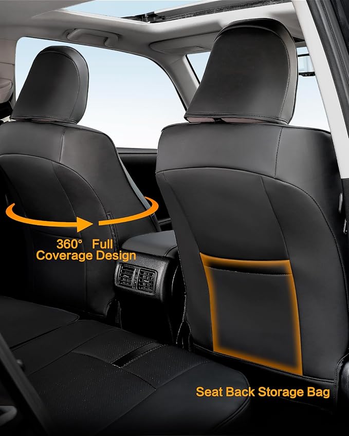 Seat Covers for Toyota 4Runner 2011-2024, Full Set Full Coverage Waterproof
