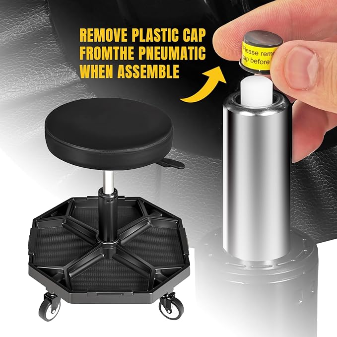 YELLOW JACKET Rolling Garage Seat