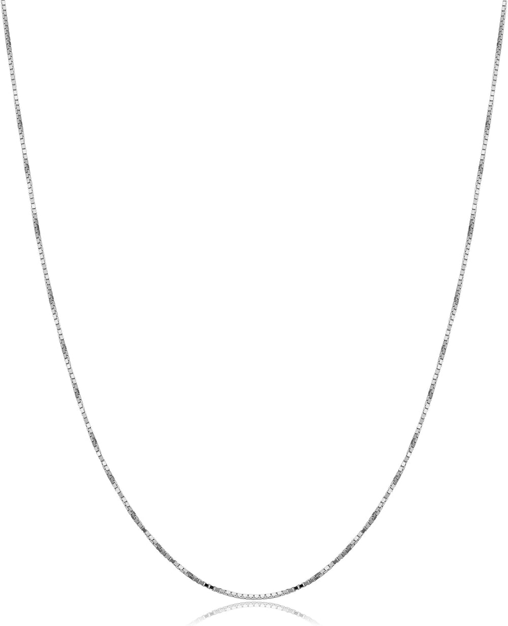 Kooljewelry Womens Classic Chain - 10k Gold Box Chain Necklace