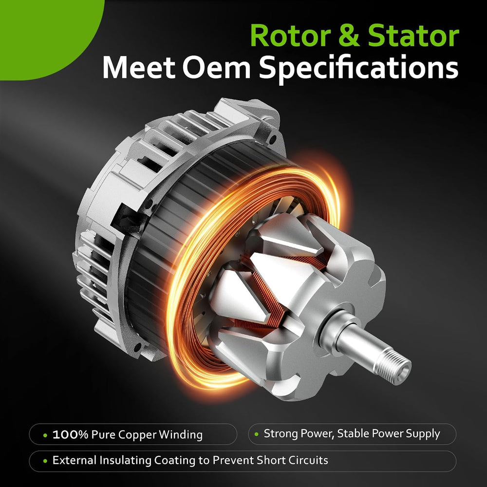 New Alternator Compatible with Hyundai Elantra 2007-2012 2.0L L4 & Kia So...