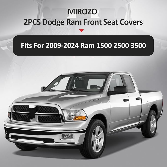 MIROZO Front Ram Seat Covers