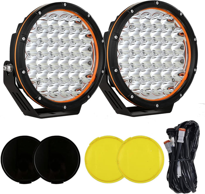 BIGLION.X 9 inch Round Led Offroad Lights Driving Lights Fog Lights