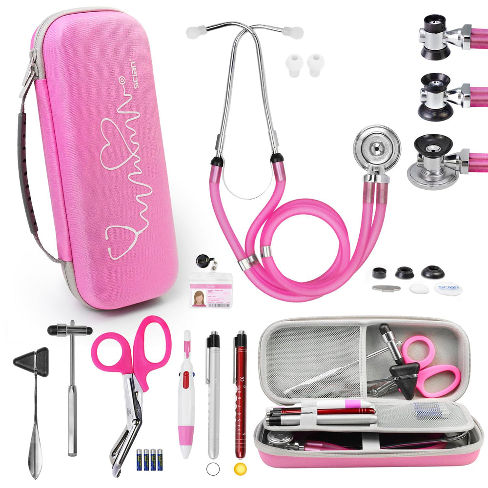 Scian 13 Pcs Stethoscope Case Kits, Supplies Inclued, Perfect Nurse Gift Stet...