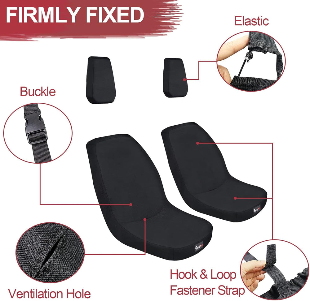 StarknightMT UTV Seat Covers Compatible with Rhino 700 660 450 2004-2021 1680...
