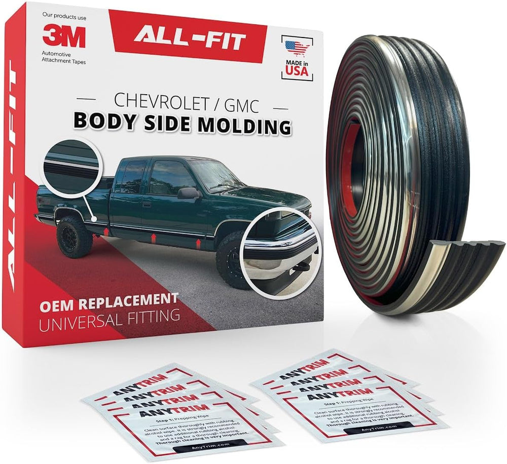 All-Fit Automotive Replacement Old Style Body Side Molding (2.5") – OEM ...