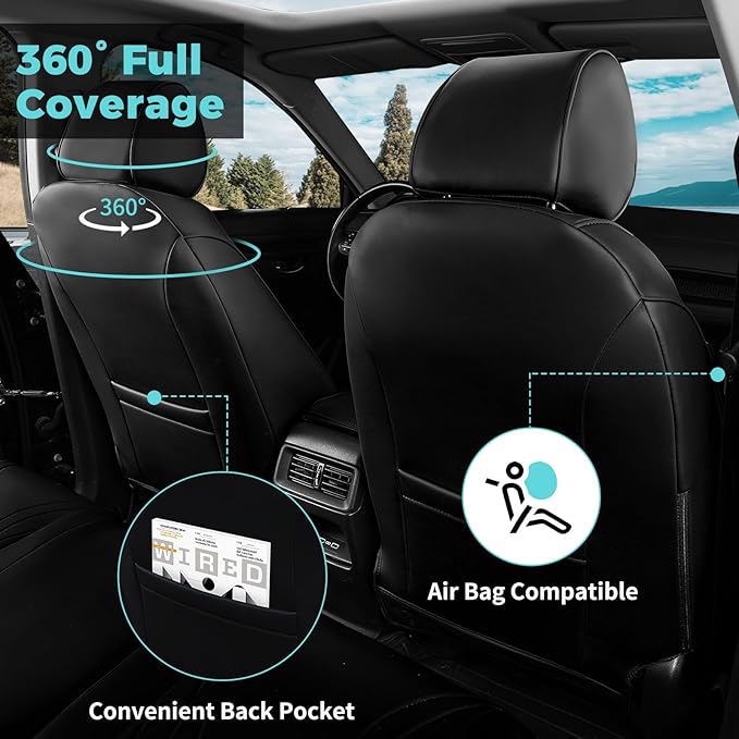 Seat Covers for Honda CRV 2023 2024 2025 2026 EX/EXL/LX/Sport/Touring/Special