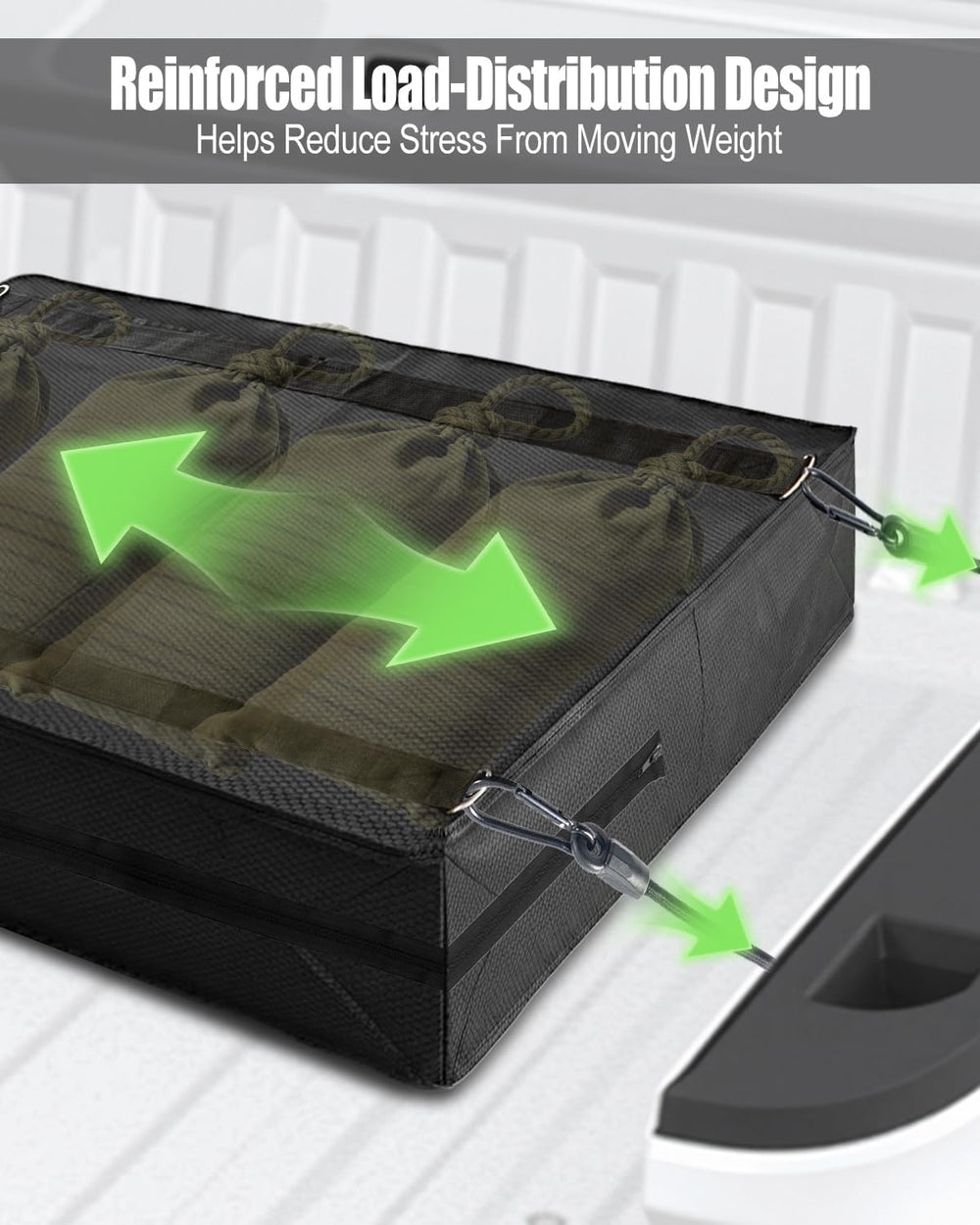 Truck Bed Weight Bag for Off-Road Traction, All Weather Weight Organizer with...
