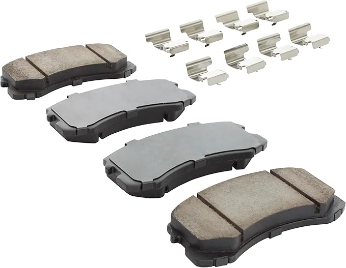 Premium Semi-Metallic Front Brake Pads Compatible