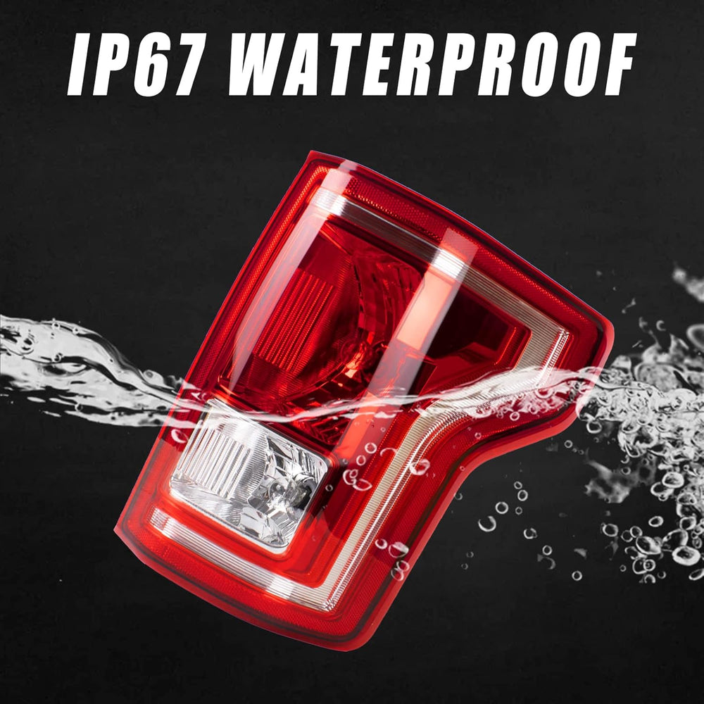 Boine Right Passenger Side Tail Light Compatible With 2015 2016 2017 Ford F15...
