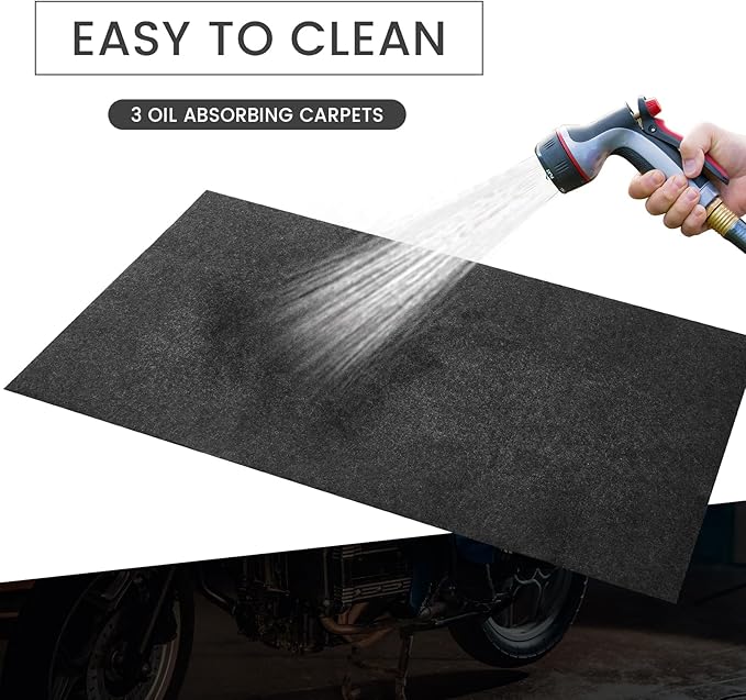 3 Pcs 36 x 60 Inch Oil Spill Mat