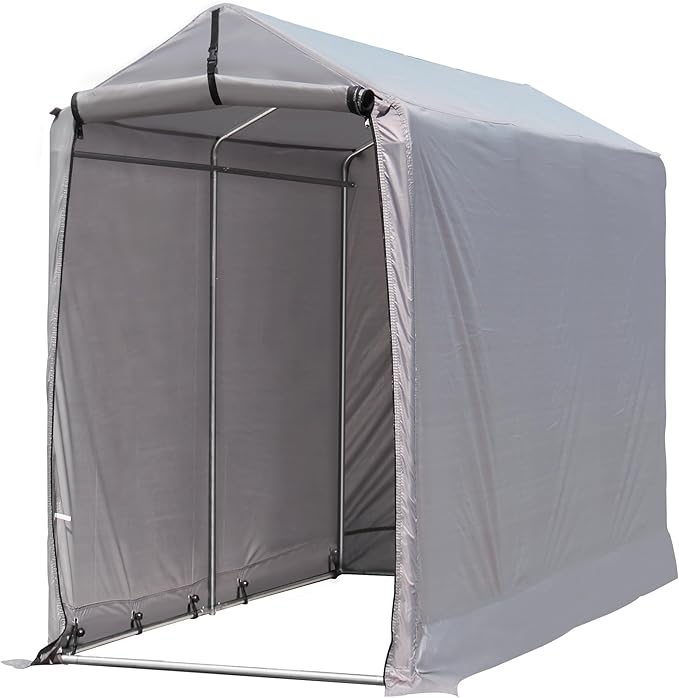 Outdoor Storage Shed 6 x 3Ft Heavy Duty Portable Storage Shelter