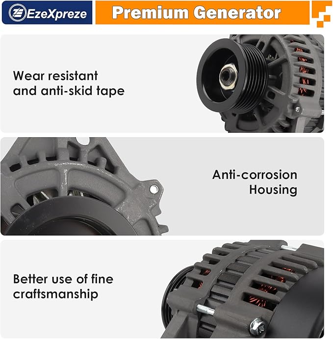 Ezexpreze 8460 New Alternator for Mercruiser Model 350 Mag MPI, 4.3L EFI
