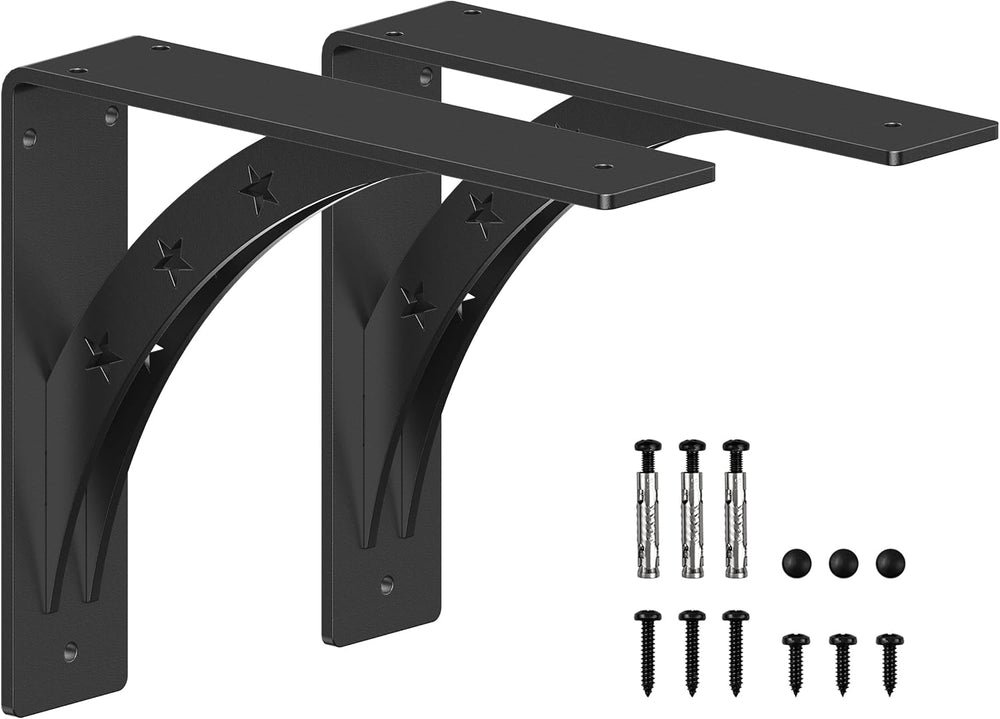 Heavy Duty Shelf Brackets,max Load 900 LBS,Premium Alloy Metal Mantel Bracket...