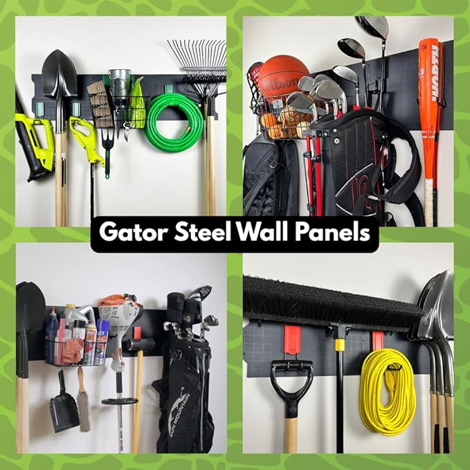 GATOR MAGNETICS Open Storage Hook: 4-Pack, The Ultimate Workshop & Garage