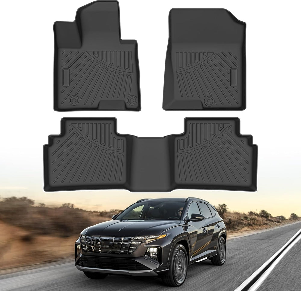 Powerty Floor Mats for 2022-2025 Hyundai Tucson Accessories All Weather Floor