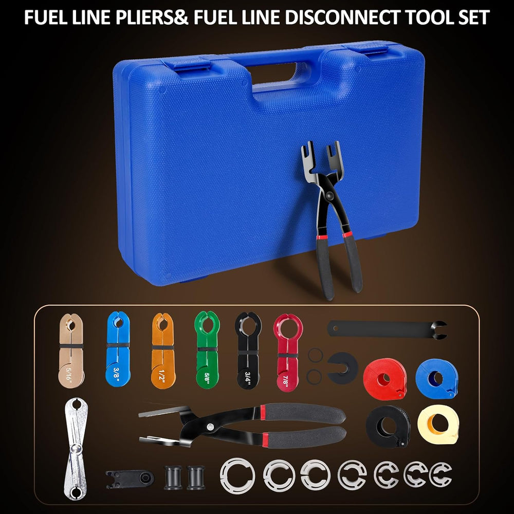 26PCS Quick Disconnect Tool Kit Fuel Line AC Line Removal Set