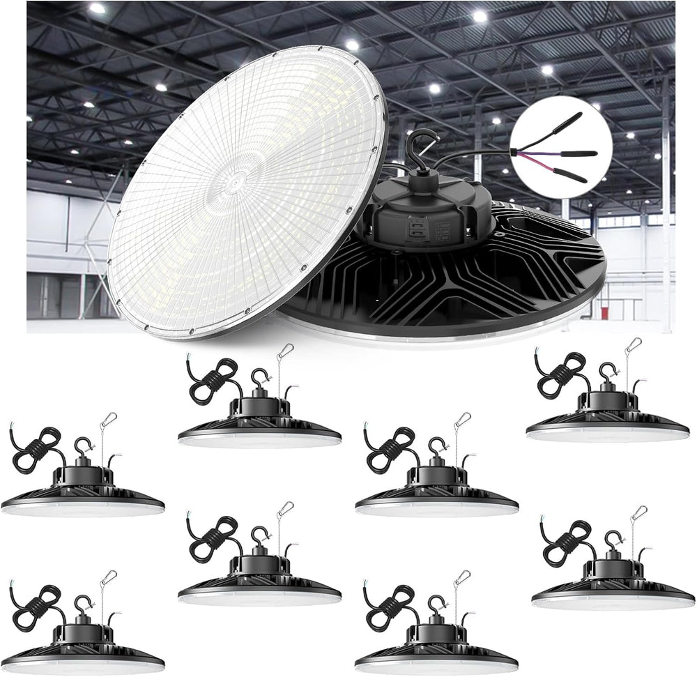 UFO LED High Bay Light, 150W/100W/80W Adjustable, 3000K/4000K/5000K, UL &...