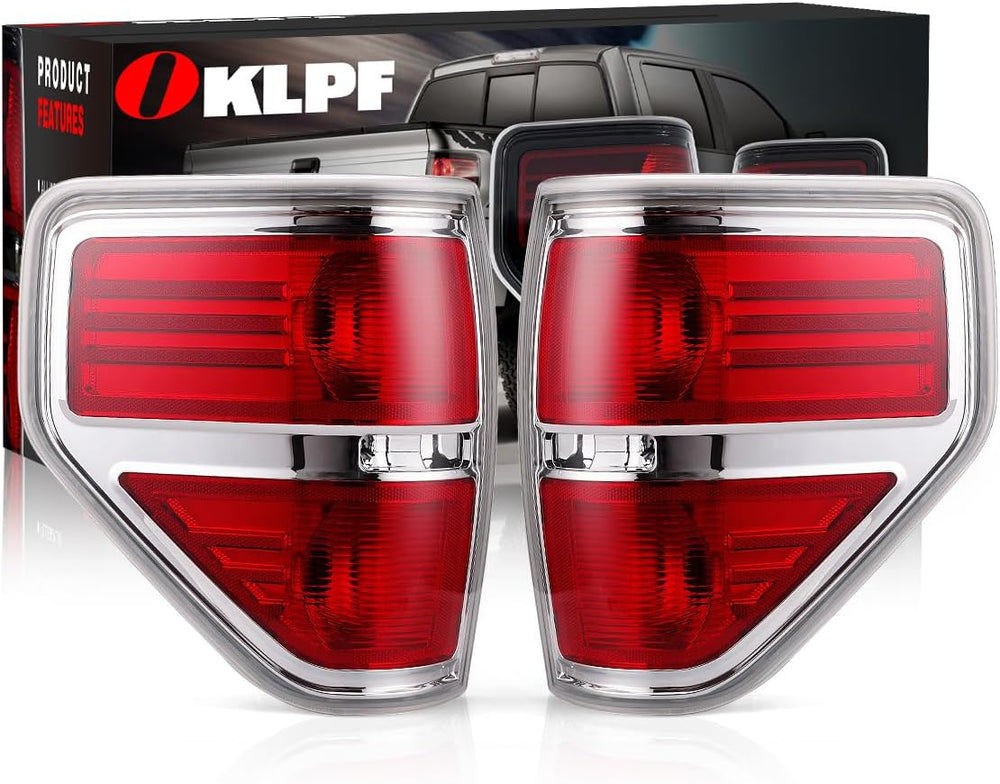 OKLPF Rear Brake Tail Lights Compatible With 2009 2010 2011 2012 2013 2014 Fo...