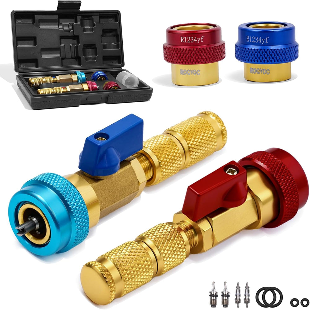 AC Valve Core Removal Tool Kit for R134a R1234yf