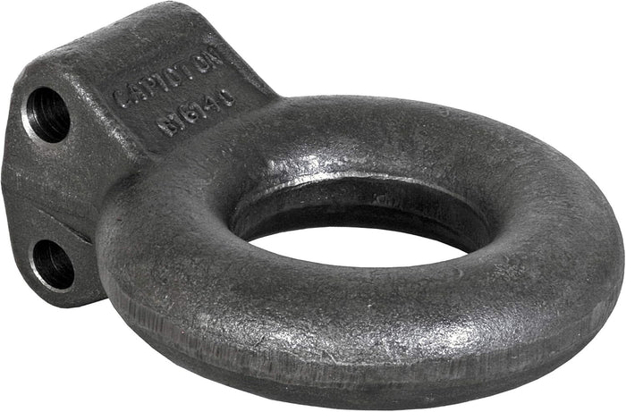 Buyers Products B16145 Plain Finished Forged Steel Tow Eye, 3" ID, 12.5 Ton Towing Eye, Pintle Hook Hitch Lunette Ring for Adjustable Channel Bracket, MGTW 25,000lbs