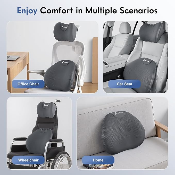 FLORICH Lumbar Support Pillow and Neck Pillow
