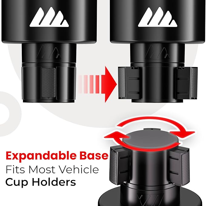 Integral Ultimate Expander Car Cup Holder (2 Pack)