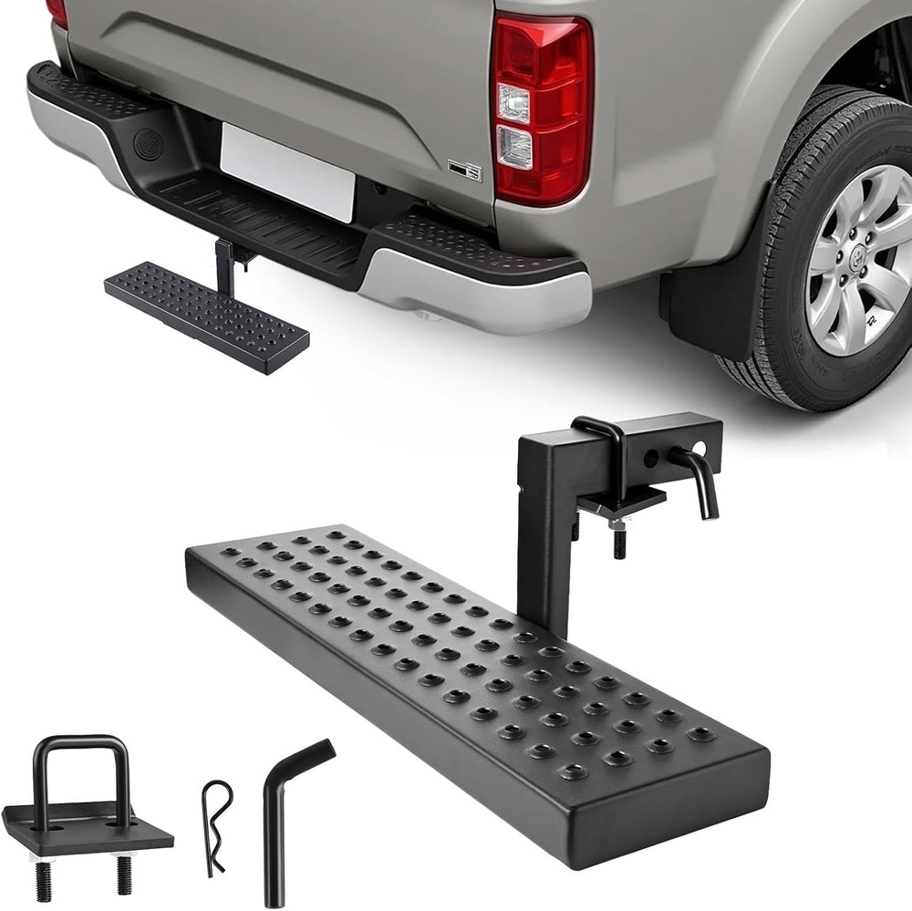 VEVOR Hitch Step for 2 Inch Receiver, Universal Rear Bumper Guard Protector w...