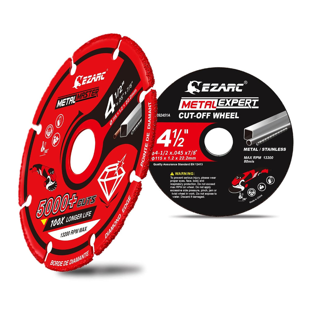 EZARC Cut Off Wheels Set, 4.5" x .045" x 7/8" Cutting Wheel 25...