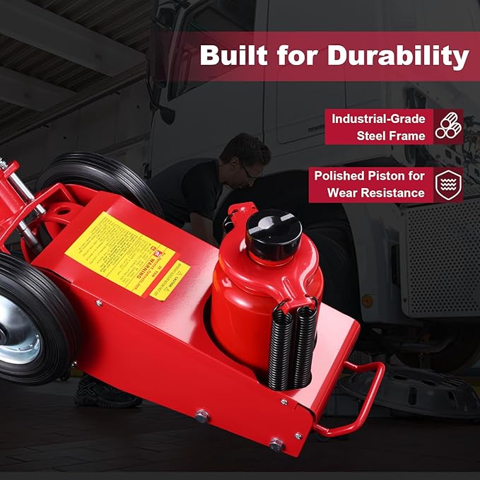 Stark USA Heavy Duty 35-Ton Air Hydraulic Floor Jack