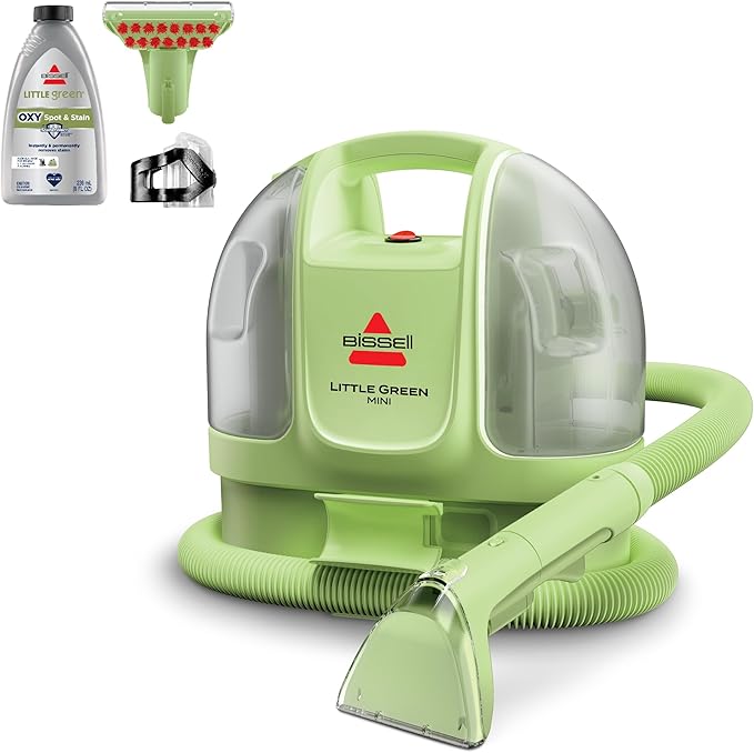 Bissell Little Green Mini Portable Carpet and Upholstery Deep Cleaner, Car/Auto