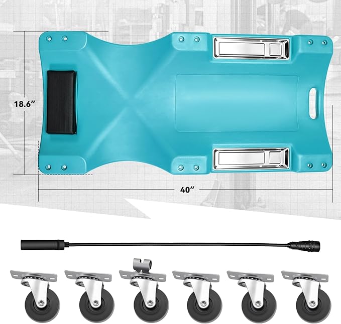 Auto Dynasty 40 Inches Mechanic Creeper, Automotive Garage Repair Low Profile
