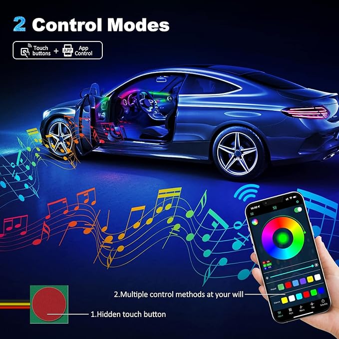 Acrylic Interior Car LED Strip Light