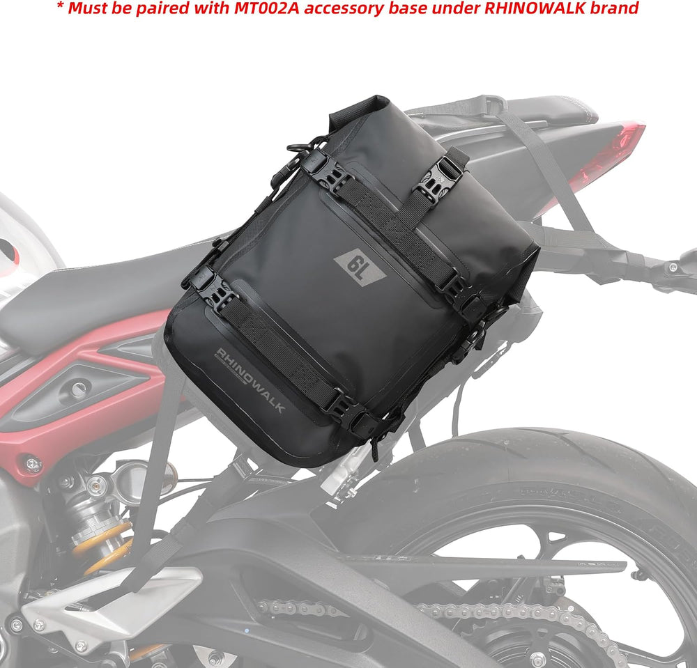 Rhinowalk Motorcycle Crash Bar Bag Waterproof 6L Motorcycle Frame Bag Saddle ...