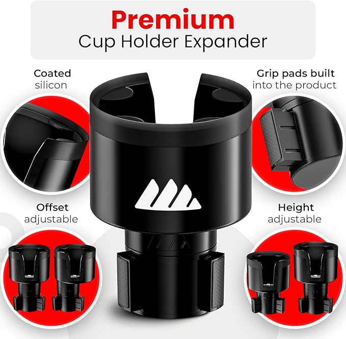 Integral Ultimate Expander Car Cup Holder (2 Pack)