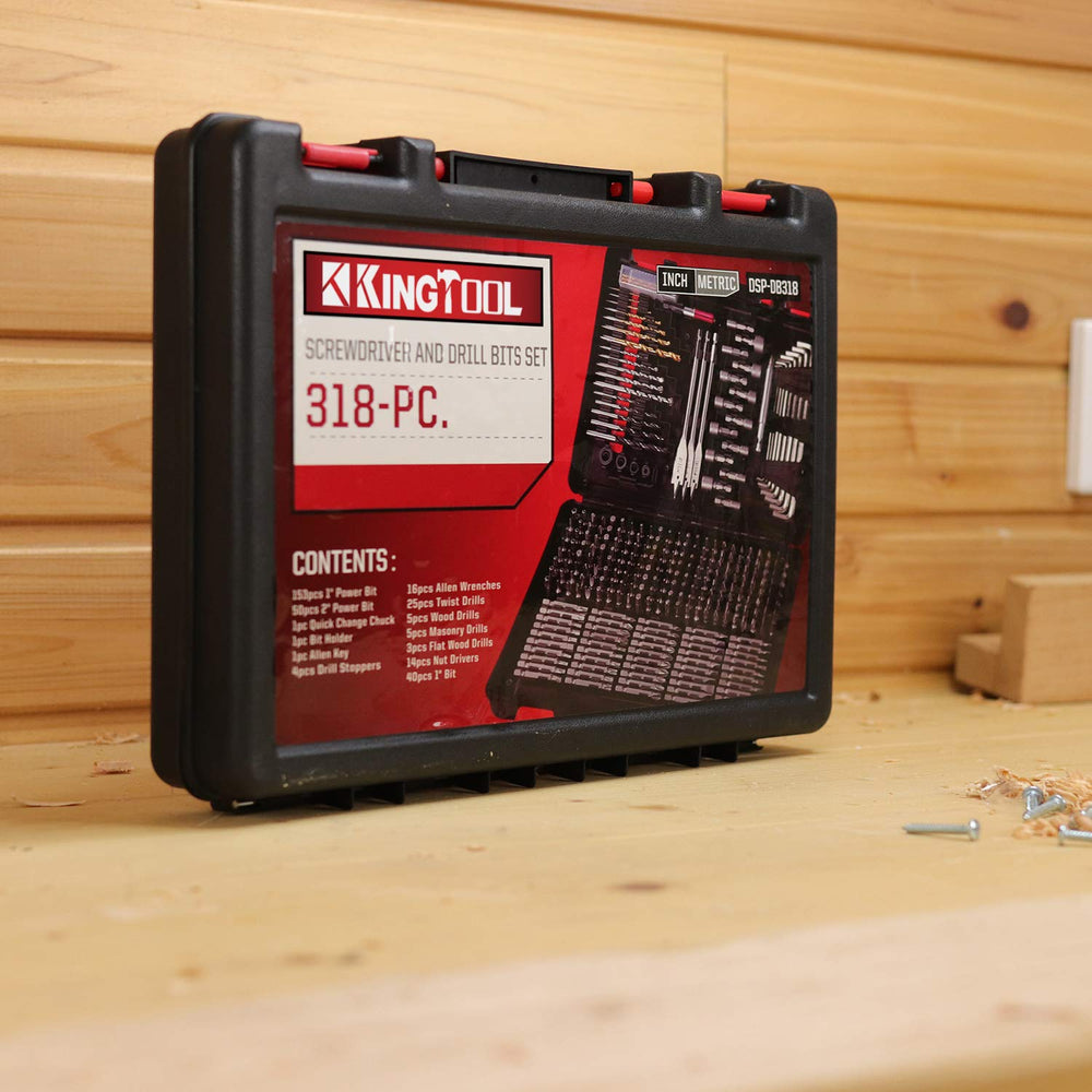 KingTool Drilling and Driving Accessory Kit (KingTool 318-Pieces Screwdriver ...