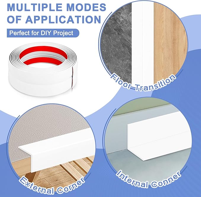 Wall Corner Protector Moulding Trim Peel and Stick Wall Corner Guards Trim