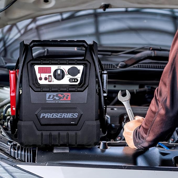 Schumacher Electric DSR ProSeries Car Battery Jump Starter, Maintainer &