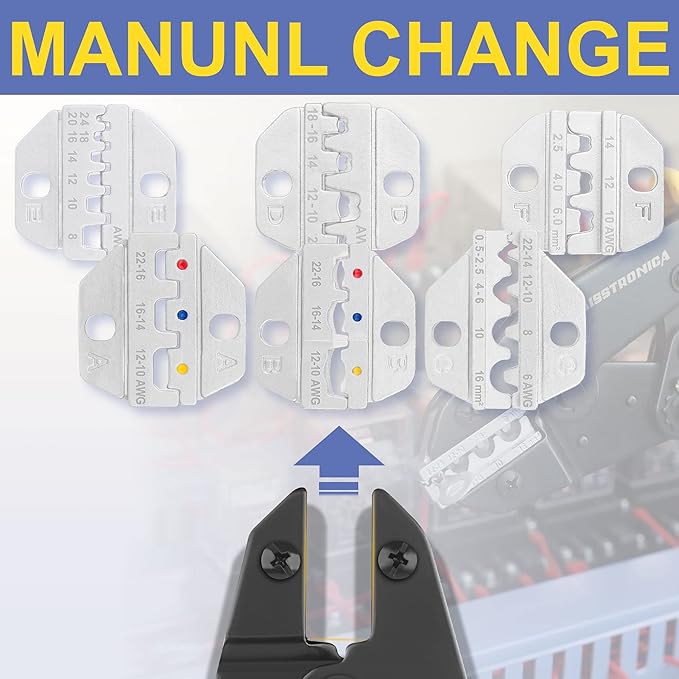 haisstronica 6PCS Crimping Tool Set